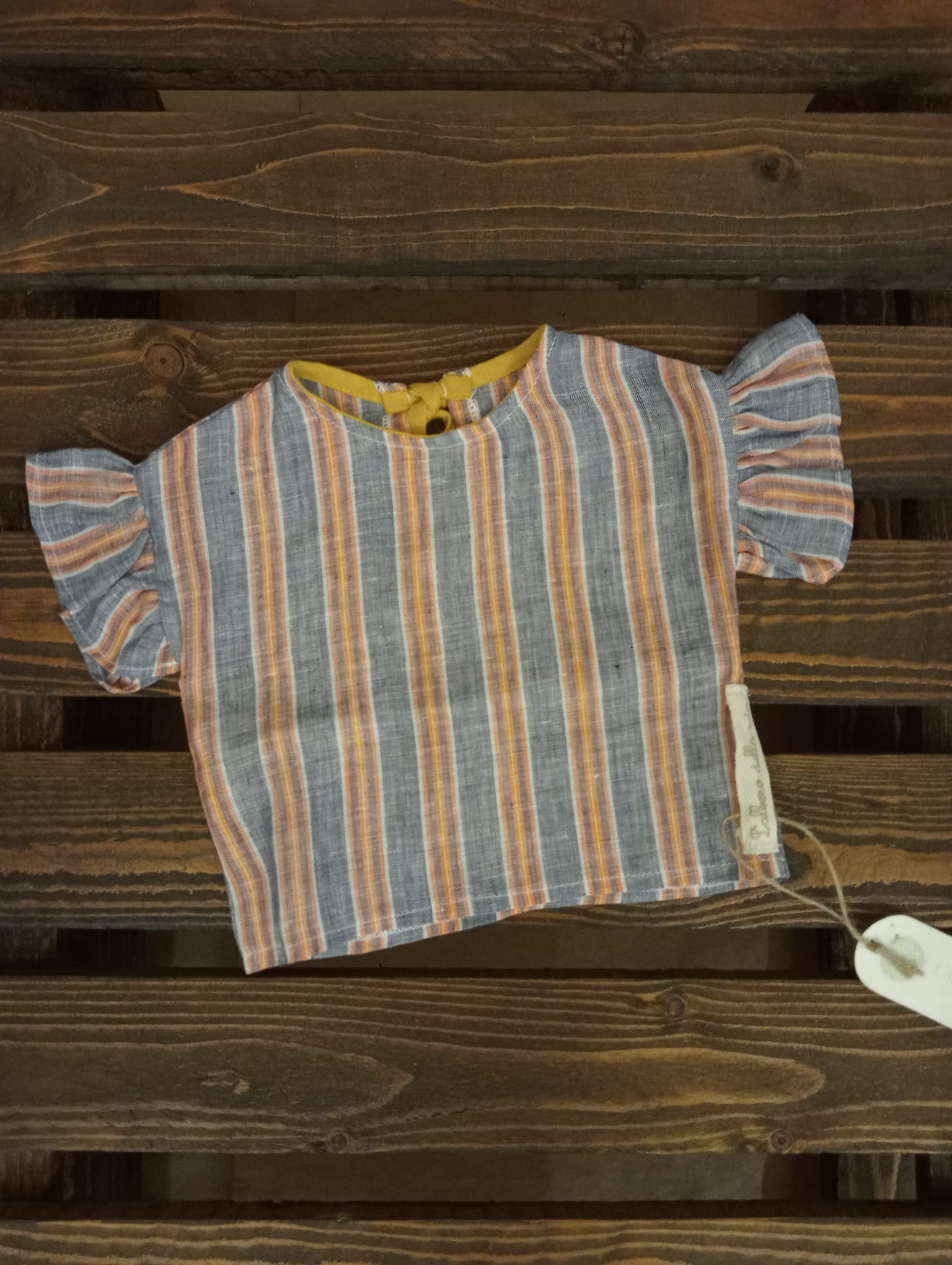 T-shirt blusa bambina girasole