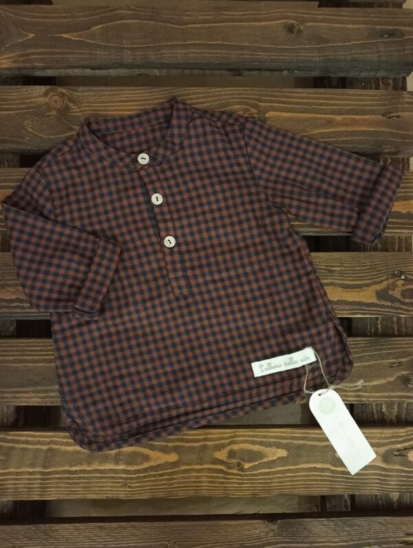 Camicia bambino coreana flanella