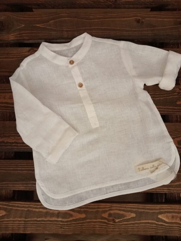Camicia bambino coreana lino