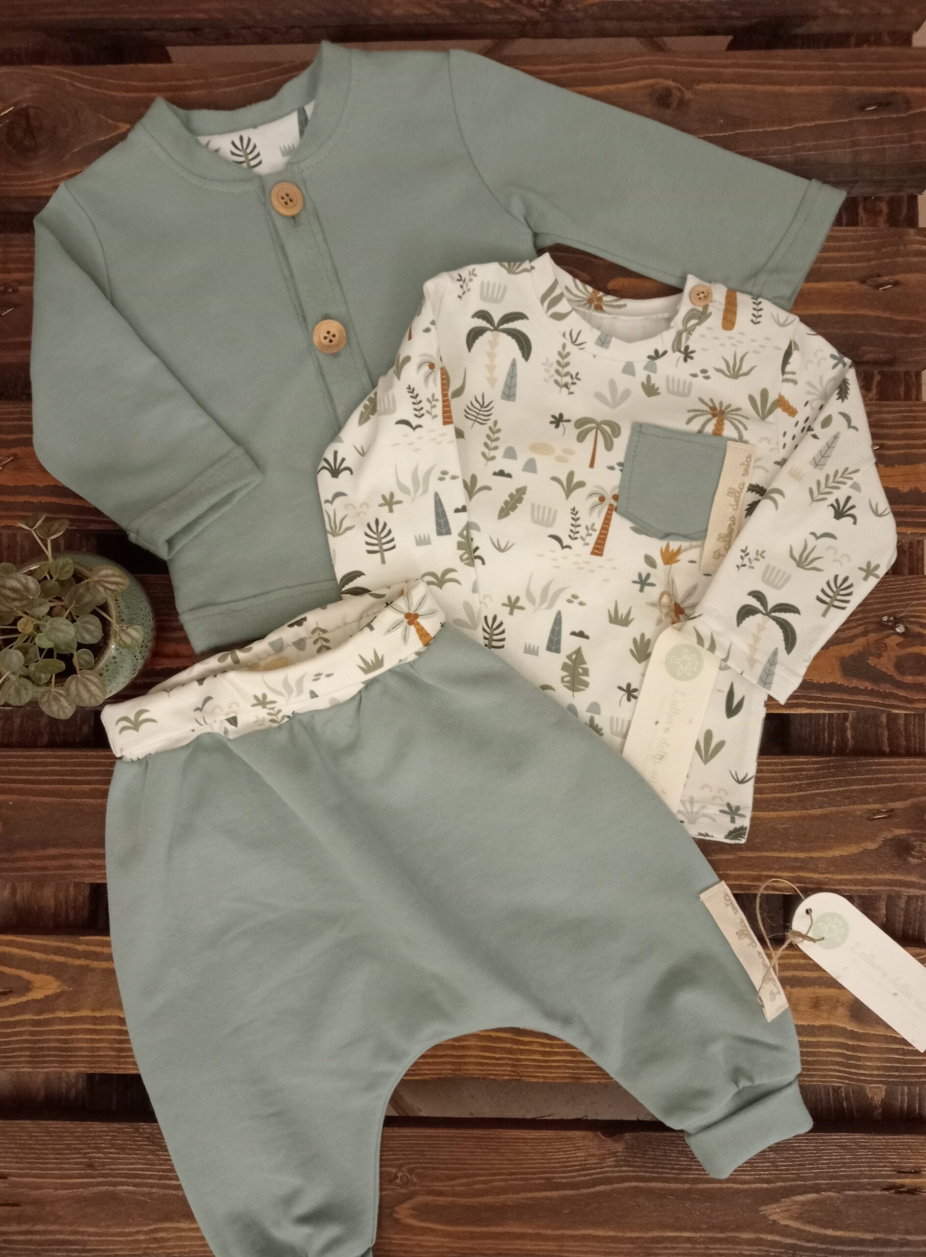 Completo tre pezzi aloe