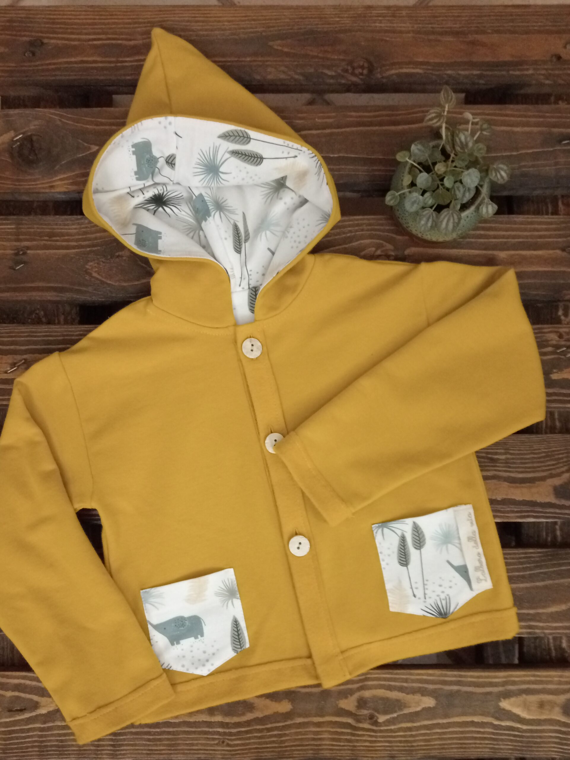 Giacchino bambino felpa mais