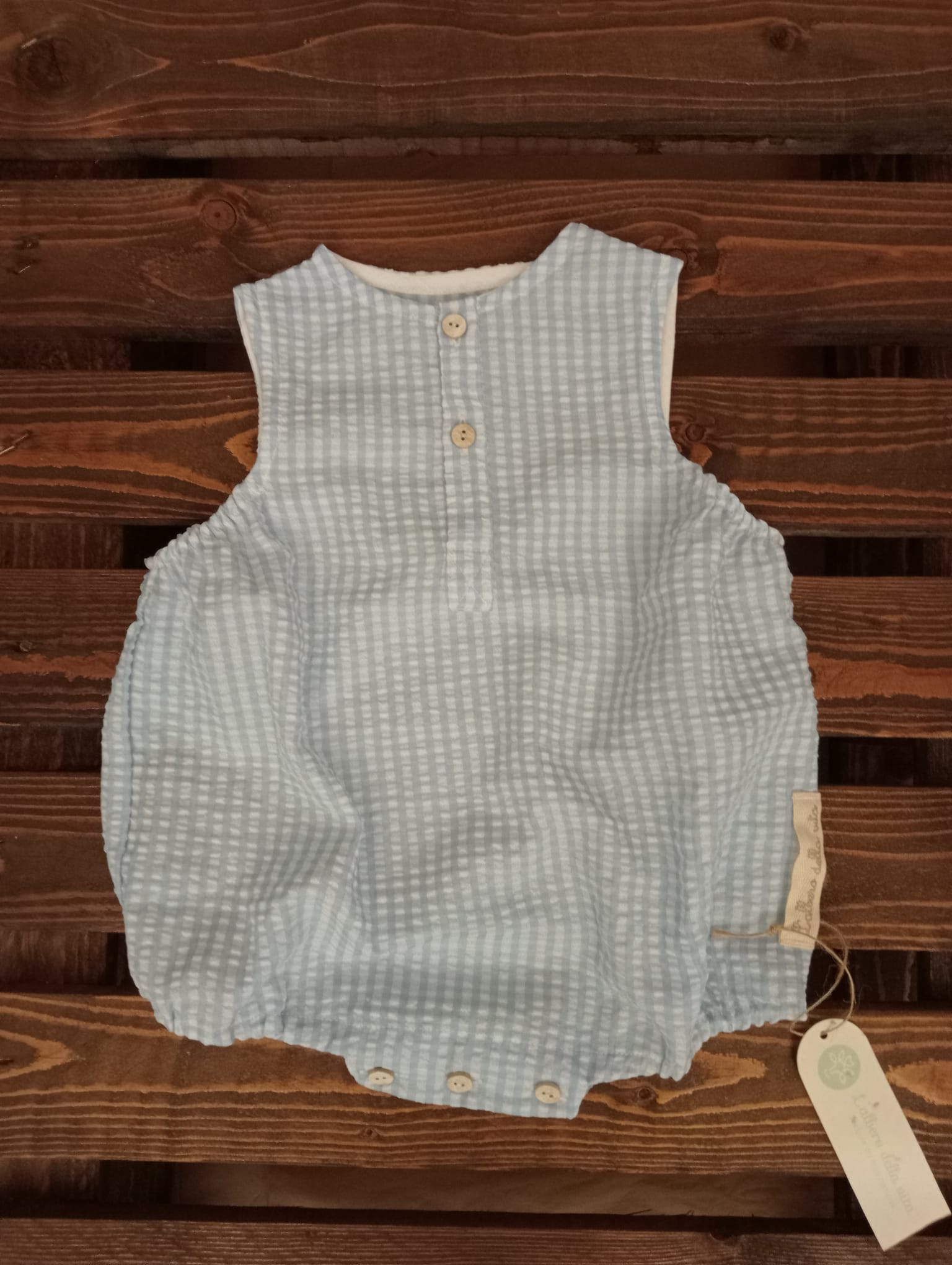 Pagliaccetto bambino camelia vichy