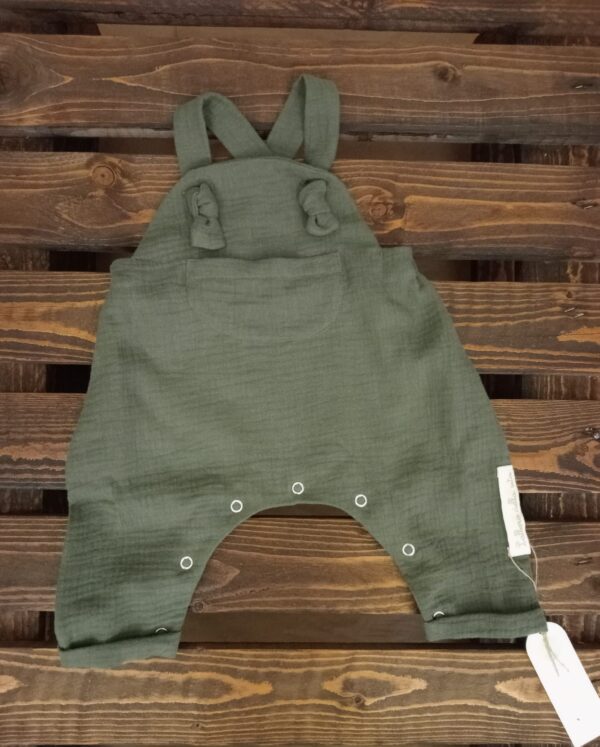 Salopette bambino muschio