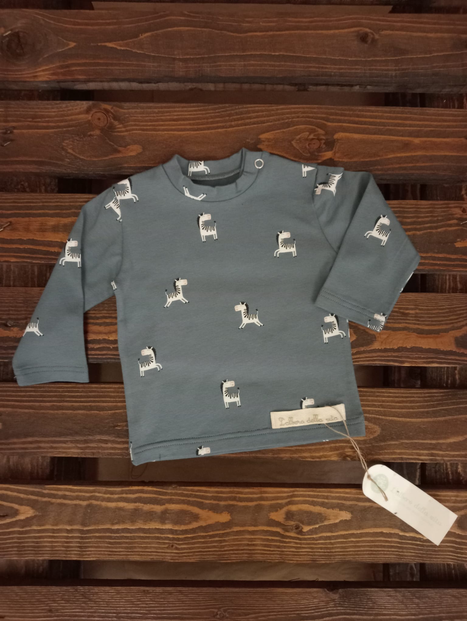 T-shirt bambino zebra
