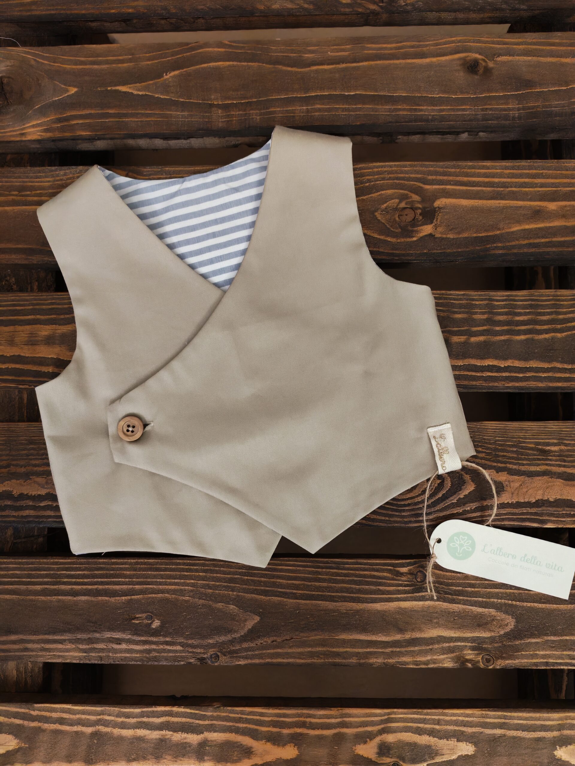 Gilet doppiopetto ASIMMETRICO